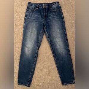 Maurices Women's Skinny Jeans in Dark Blue Wash